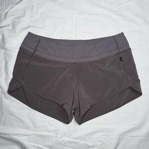 CRZ Yoga - Gray Women's Speed Up Athletic Shorts Running Shorts